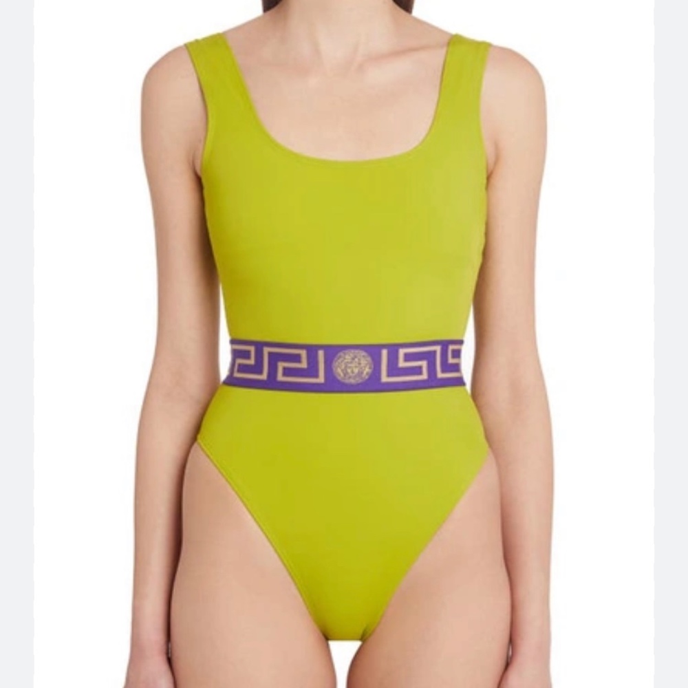Versace one piece bathing suit
